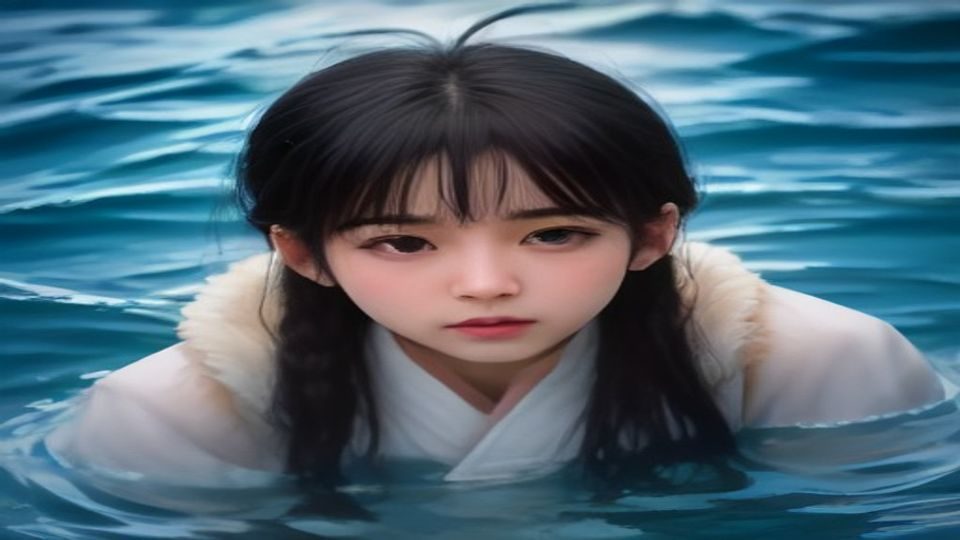 伊织凉子深度解读视频封面，主持人站在数字化信息墙前，背景投影展示相关资讯时间线，灯光专业现代